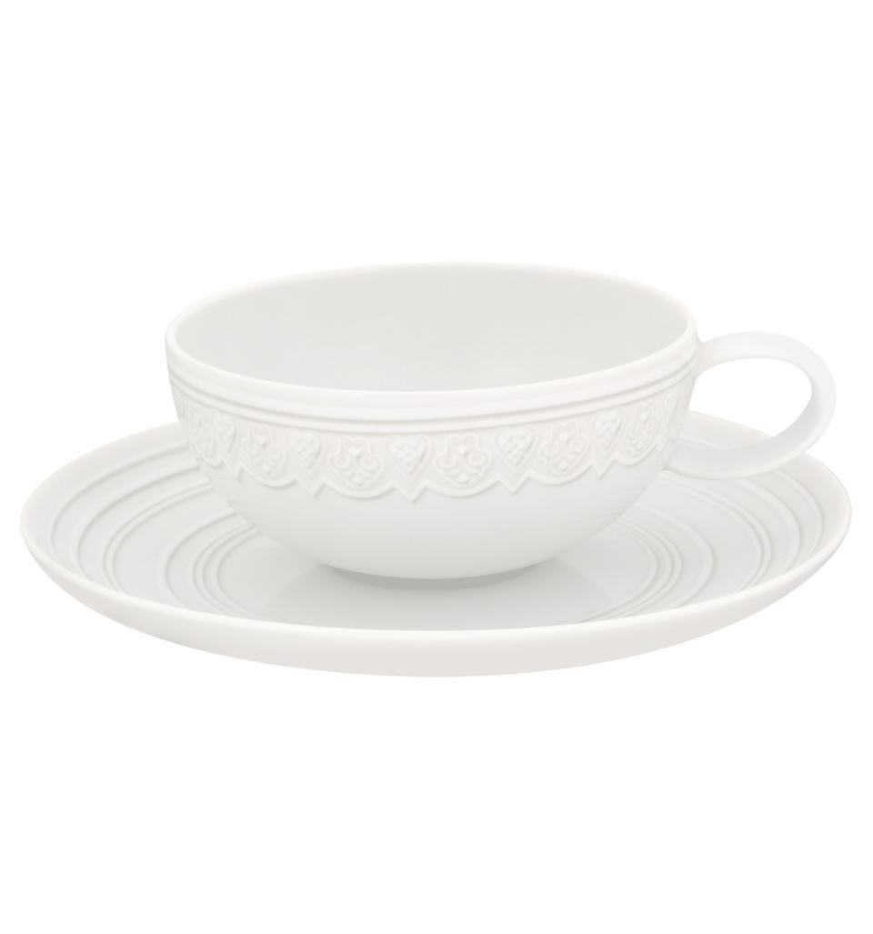 Ornament - Taza de Té con Plato