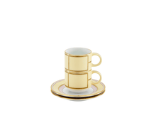 Cargar imagen en el visor de la galería, Diva Yellow - Taza de Café &amp; Plato (Juego de 2)