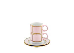 Diva Pink - Taza de Café & Plato (Juego de 2)