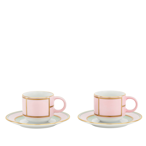 Diva Pink - Taza de Café & Plato (Juego de 2)
