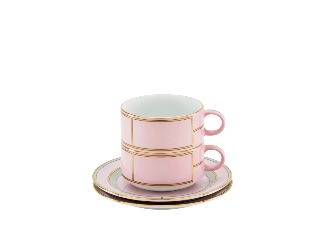 Diva Pink - Taza de Té & Plato (Juego de 2)