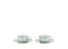 Cargar imagen en el visor de la galería, Diva Turquoise - Taza de Té &amp; Plato (Juego de 2)