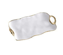 Cargar imagen en el visor de la galería, Golden Handles - Bandeja Rectangular Pequeña