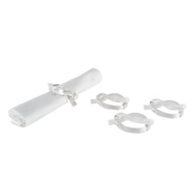 Cargar imagen en el visor de la galería, Lucite - Servilletero Nudo Transparente (Juego de 4)