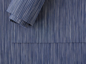 Rib Weave - Individual Rectangular Indigo (Juego de 4)