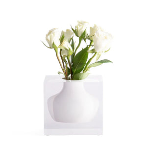 Doyers - Florero Blanco Hamptons