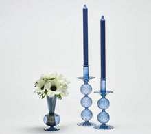 Cargar imagen en el visor de la galería, Bella - Candelabro Azul (Juego de 2)
