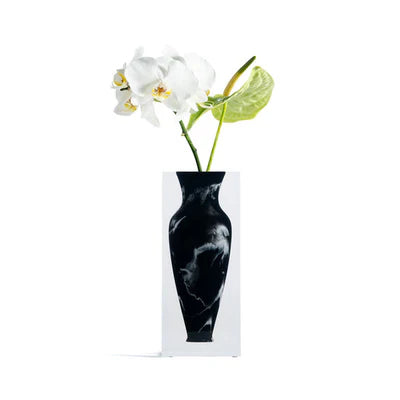 Elizabeth - Florero Mármol Negro