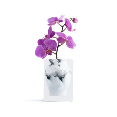 Henry - Florero Bud Balnco Mármol