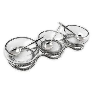 Braid - Juegos de Condimentos Triple con Cucharas