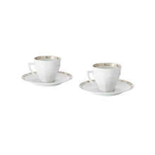 Cargar imagen en el visor de la galería, Talleyrand - Tazas de Café &amp; Plato (Juego de 2)