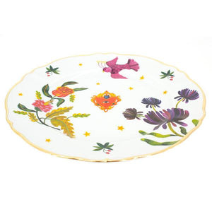 La Tavola Scomposta - Floral Decal Plato Servir