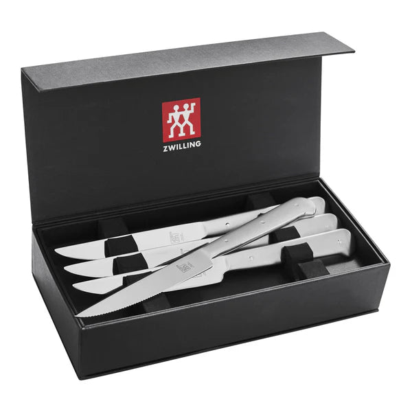 Porterhouse - Cuchillo para Carne de Acero Inoxidable Black Box (Juego de 8)