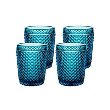 Cargar imagen en el visor de la galería, Bicos - Old Fashion Vasos Azul (Juego de 4)