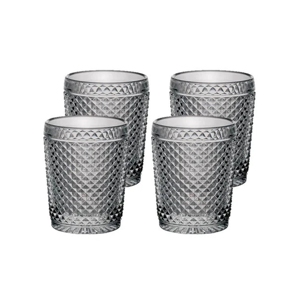 Bicos - Old Fashion Vasos Gris (Juego de 4)