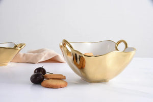 Golden Handles - Bowl Cuadrado para Aperitivo