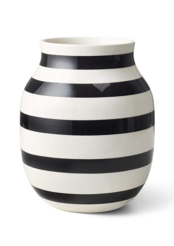 Omaggio - Florero Mediano Negro