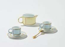 Cargar imagen en el visor de la galería, Diva Turquoise - Taza de Café &amp; Plato (Juego de 2)