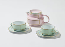 Cargar imagen en el visor de la galería, Diva Green - Taza de Té &amp; Plato (Juego de 2)