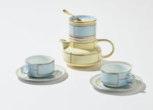 Cargar imagen en el visor de la galería, Diva Turquoise - Taza de Té &amp; Plato (Juego de 2)
