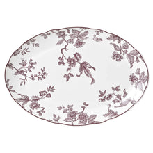 Cargar imagen en el visor de la galería, Albertine Prune - Bandeja Ovalada 15"