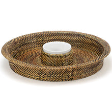 Cargar imagen en el visor de la galería, Chip &amp; Dip con Cerámica Redonda 8 oz (237 ml)
