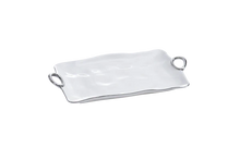 Cargar imagen en el visor de la galería, Handles With Style - Bandeja Grande Blanco &amp; Plateado