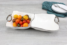 Cargar imagen en el visor de la galería, Handles With Style - Servidor Blanco &amp; Plateado 2 Secciones