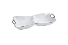 Cargar imagen en el visor de la galería, Handles With Style - Servidor Blanco &amp; Plateado 2 Secciones