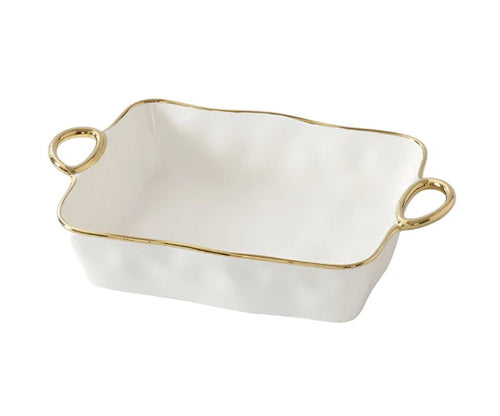 Golden Handles - Fuente Rectangular para Horno