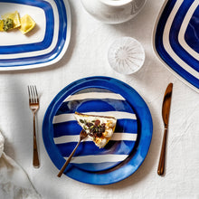 Cargar imagen en el visor de la galería, Riviera - Plato de Postre Azul (Juego de 6)