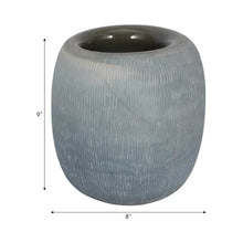 Cargar imagen en el visor de la galería, Cadmus - Florero Cristal Azul Pequeño