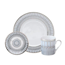 Cargar imagen en el visor de la galería, Arcade Gris &amp; Platinum - Taza de Café /Plato