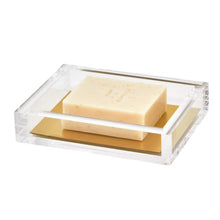 Cargar imagen en el visor de la galería, Tizo - Jabonera de Acrílico &amp; Dorado