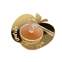 Cargar imagen en el visor de la galería, Honey Jar - Forma de Manzana Acrilica