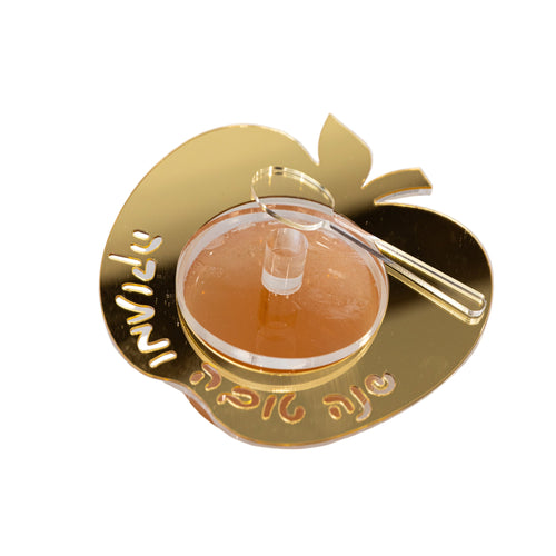 Honey Jar - Forma de Manzana Acrilica