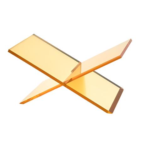 Lucite -  Soporte para Libros de Acrilico Dorado