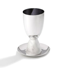 Cargar imagen en el visor de la galería, Coluna - Copa Kiddush Mármol y Plata