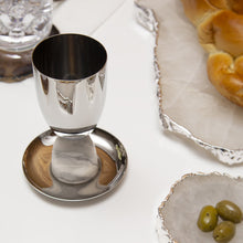 Cargar imagen en el visor de la galería, Coluna - Copa Kiddush Mármol y Plata