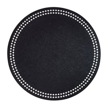 Cargar imagen en el visor de la galería, Pearls - Individual Blanco &amp; Negro (Juego de 4)