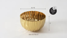 Cargar imagen en el visor de la galería, Mascali - Bowl Redondo Mediano Oro
