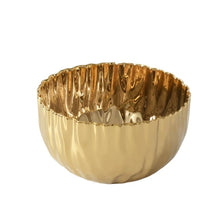Cargar imagen en el visor de la galería, Mascali - Bowl Redondo Mediano Oro