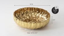 Cargar imagen en el visor de la galería, Mascali - Bowl Redondo Extra Grande Oro