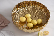 Cargar imagen en el visor de la galería, Mascali - Bowl Redondo Extra Grande Oro