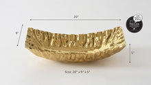 Cargar imagen en el visor de la galería, Mascali - Centro de Mesa Oro Rectangular