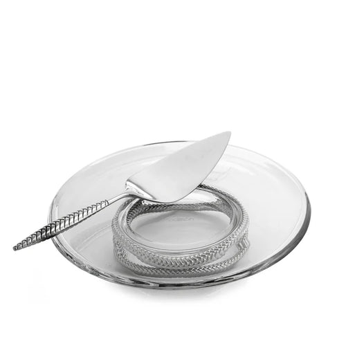 Braid - Plato para Pastel con Pedestal & Pieza de Servir