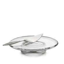 Cargar imagen en el visor de la galería, Braid - Plato para Pastel con Pedestal &amp; Pieza de Servir