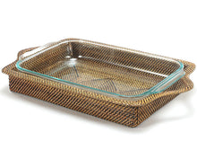 Cargar imagen en el visor de la galería, Canasta Rectangular con Fuente Pyrex 3QT (2.84 L)