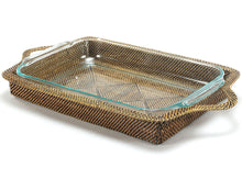 Cargar imagen en el visor de la galería, Canasta Rectangular con Fuente Pyrex 4QT (3.78 L)