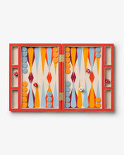 Cargar imagen en el visor de la galería, Lacado - Juego de Backgammon Rojo